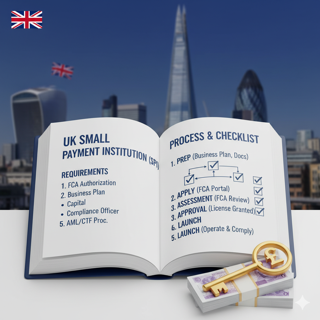 How to Start a UK Small Payment Institution (SPI): Requirements, Process & Checklist)