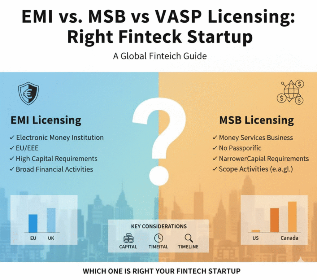 EMI vs MSB Licensing: Which One Is Right for Your Fintech Startup?