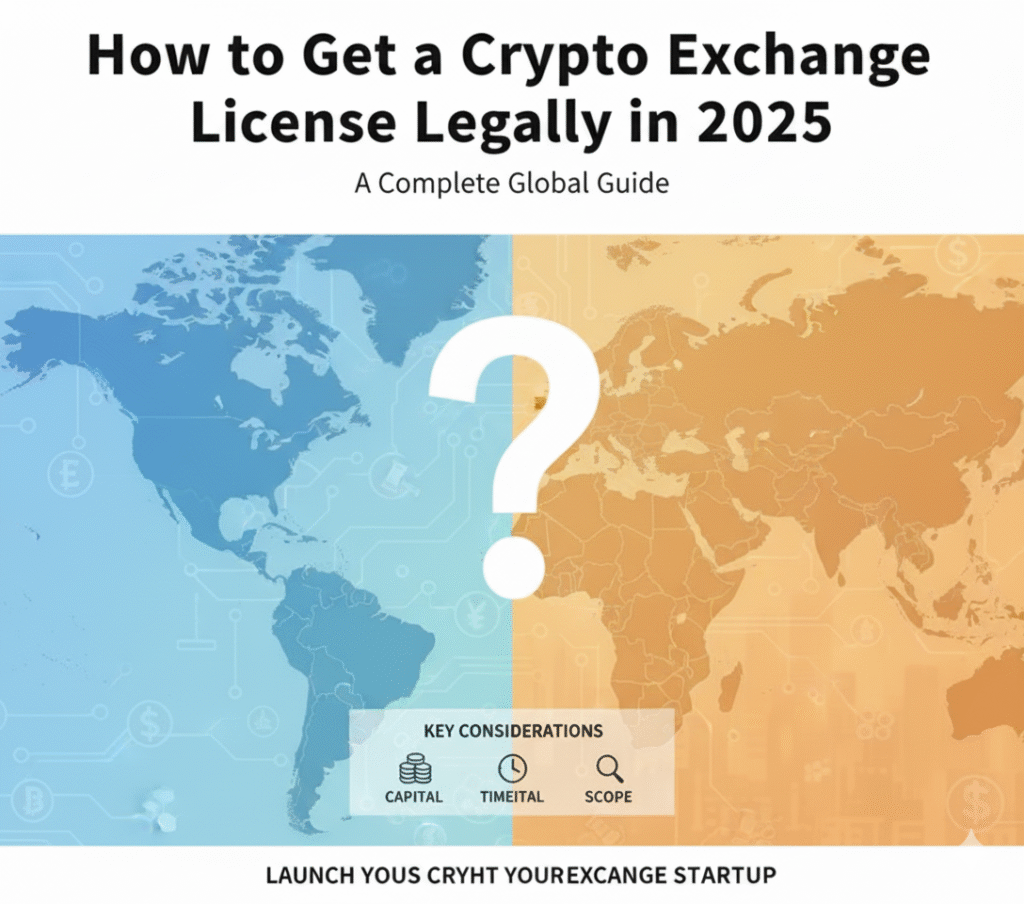 How to Get a Crypto Exchange License Legally in 2025 (Complete Global Guide)