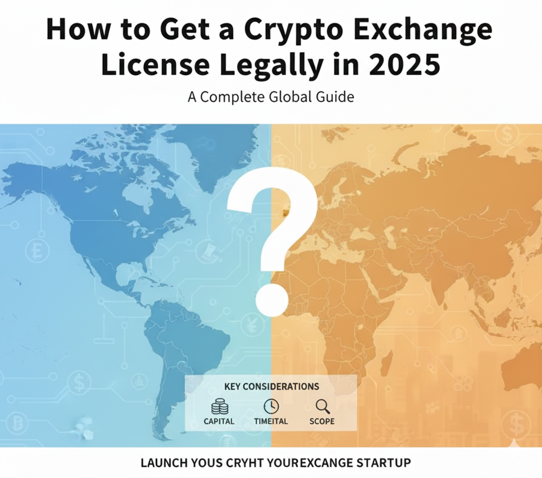 How to Get a Crypto Exchange License Legally in 2025 (Complete Global Guide)