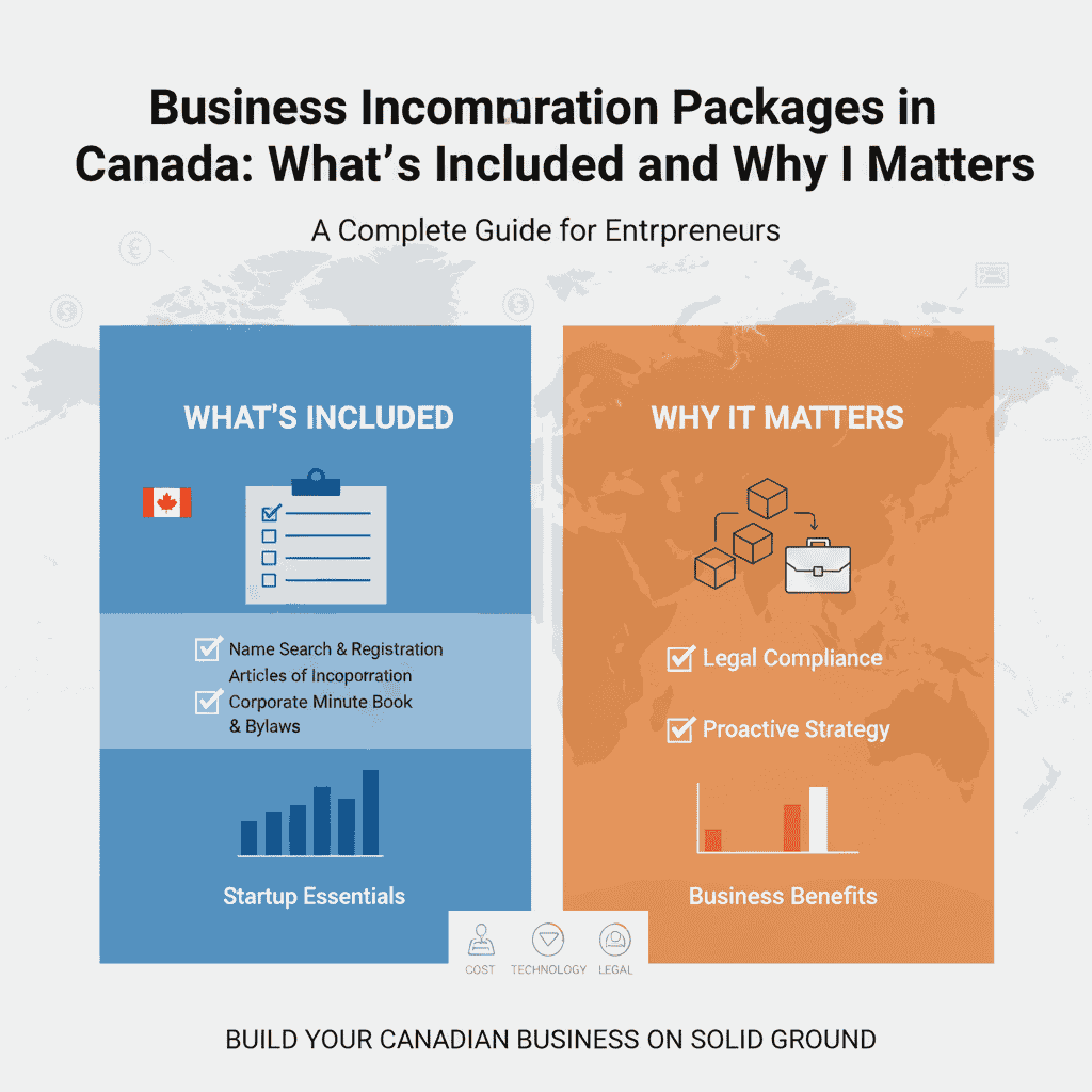 Business Incorporation Packages in Canada: What’s Included and Why It Matters