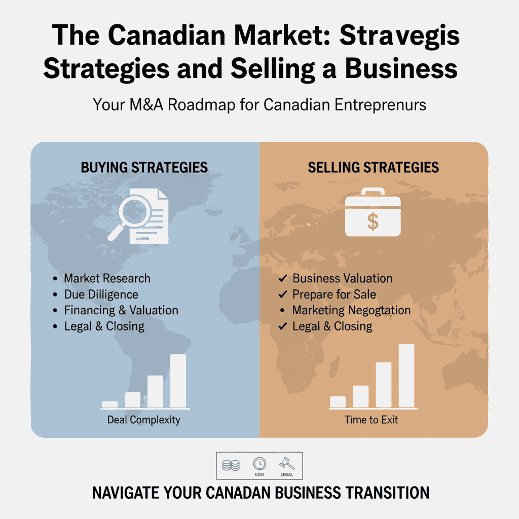 The Canadian Market: Key Strategies for Buying and Selling a Business
