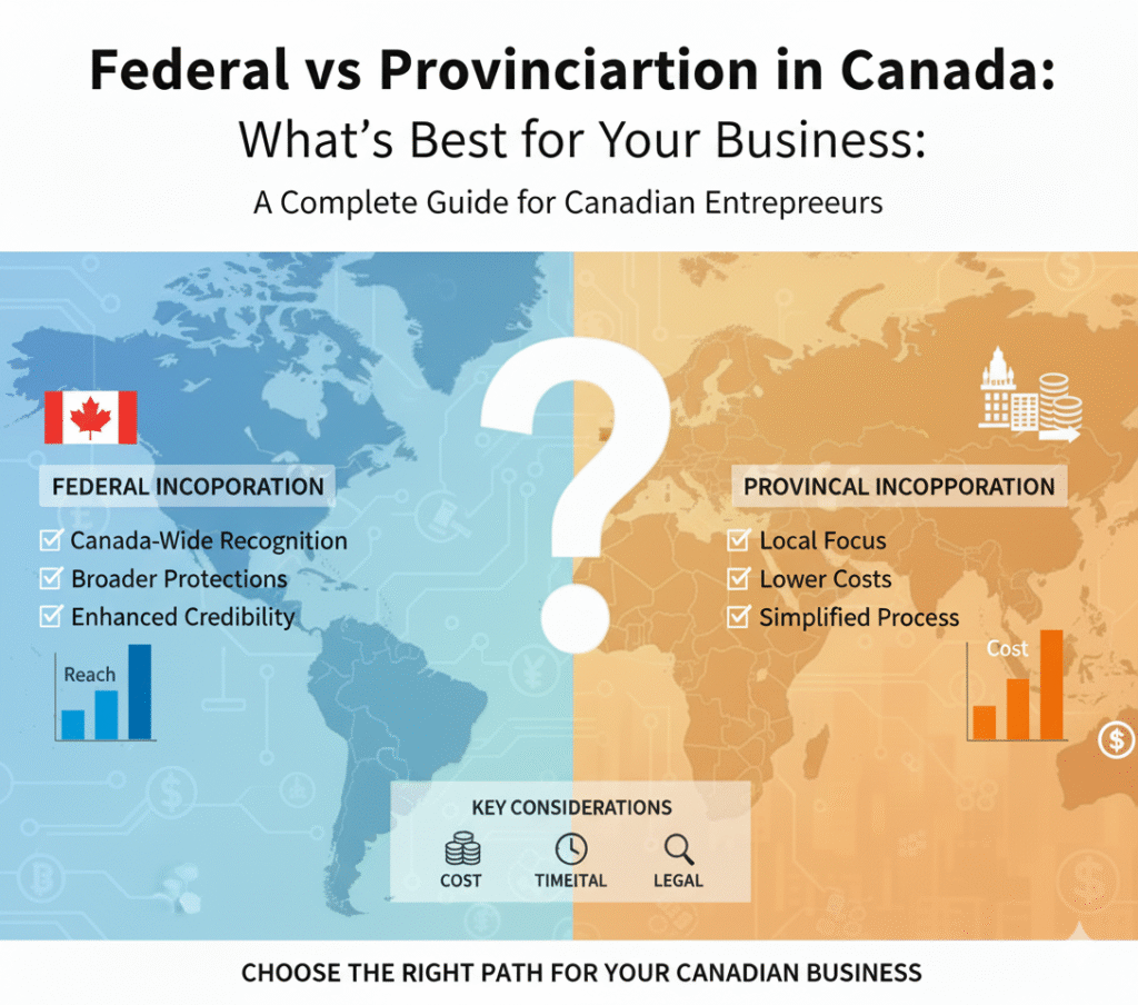 Federal vs Provincial Incorporation in Canada: What’s Best for Your Business?