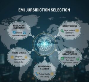 Jurisdiction for EMI business