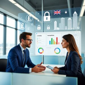 Fintech team reviewing UK EMI compliance and digital payments